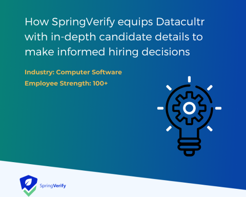 How SpringVerify equips Datacultr