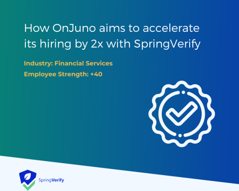 How Onjuno aims its hiring by 2x with SpringVerify