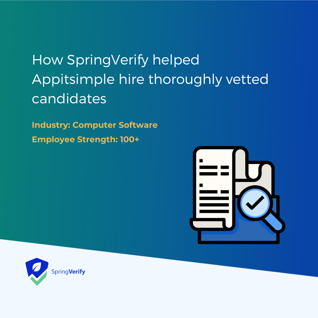 SpringVerify Helped Appitsimple