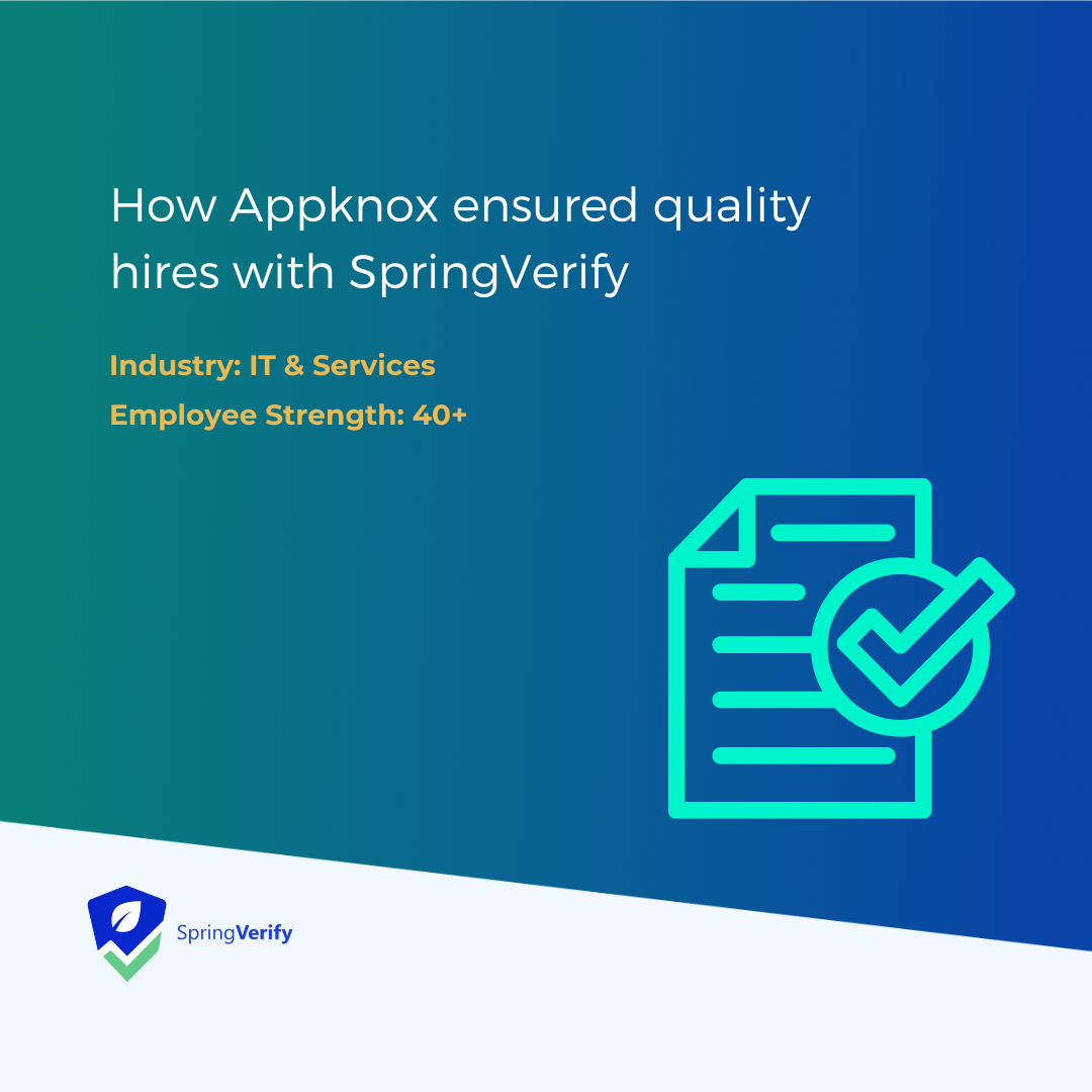 Appknox with Springverify