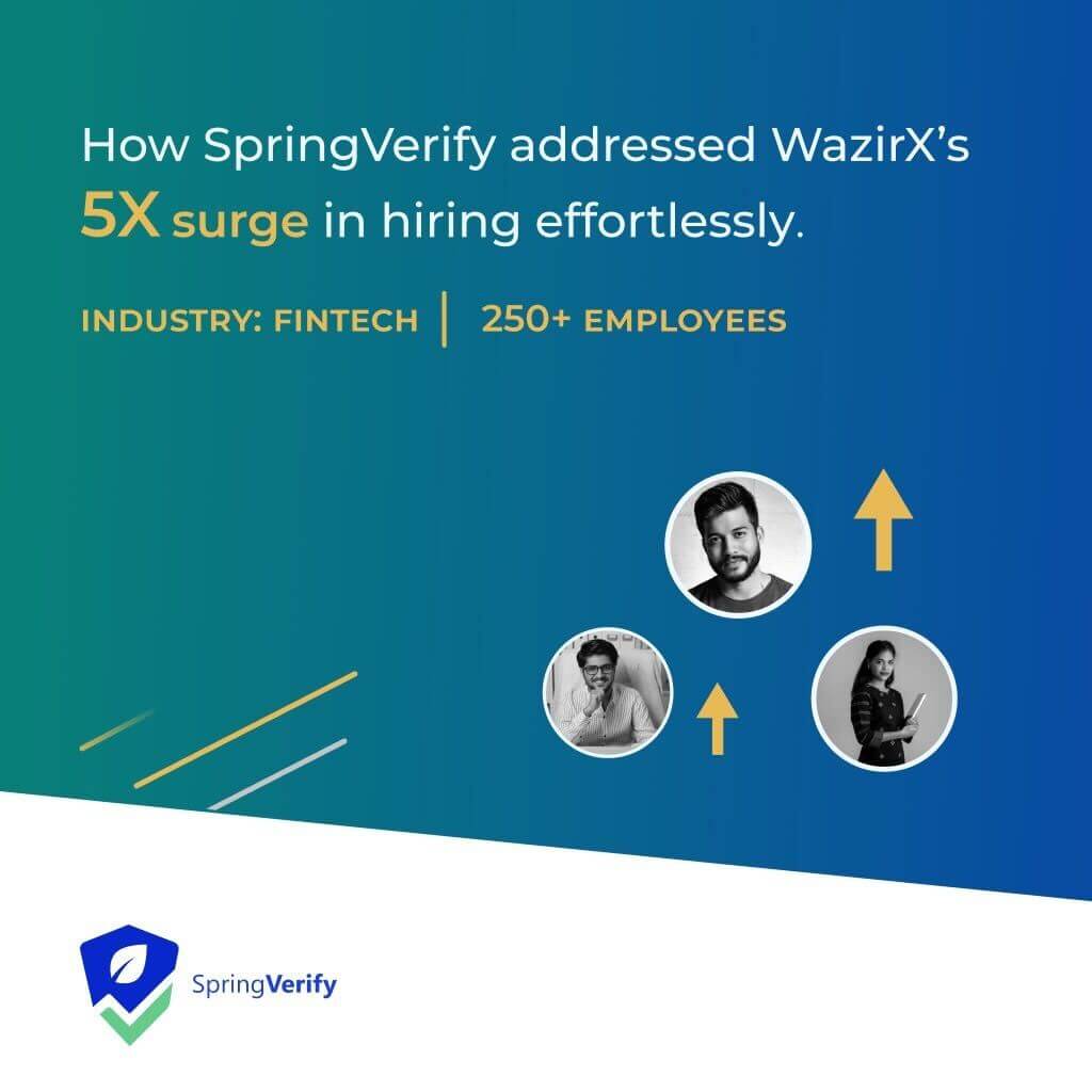 SpringVerify Addressed WazirX