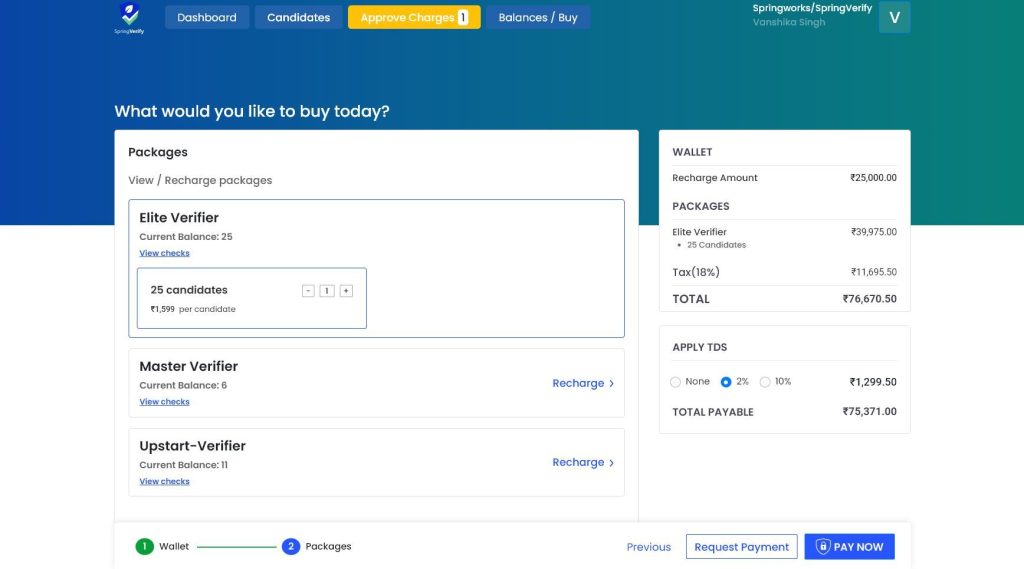 Unified Payments Flow